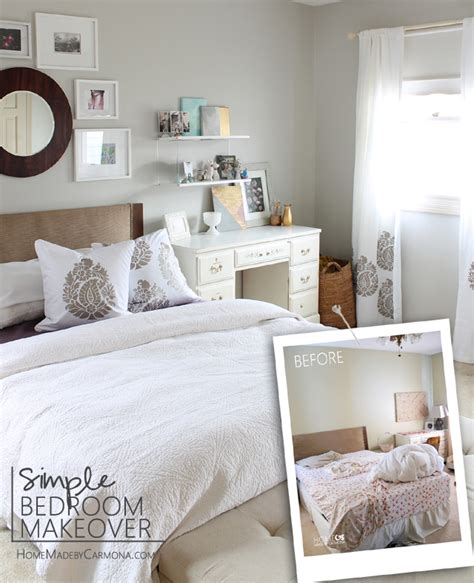 Simple Bedroom Makeover Home Made By Carmona