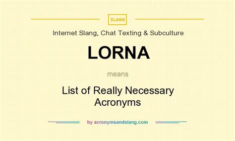 What Does Lorna Mean Definition Of Lorna Lorna Stands For List Of