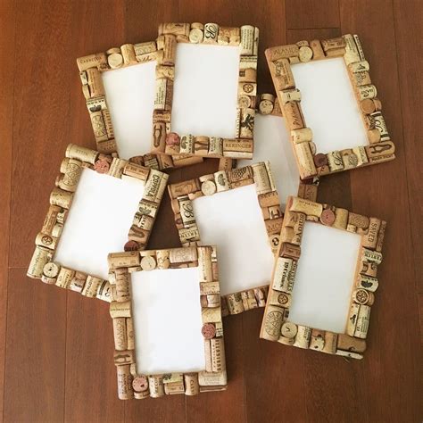 Wine Cork Picture Frame Etsy In 2020 Wine Cork Frame Recycled Wine