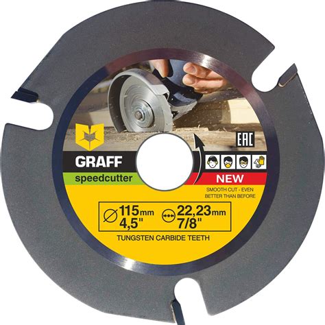 graff speedcutter 4 1 2 wood carving disc for angle grinder circular saw blade for cutting