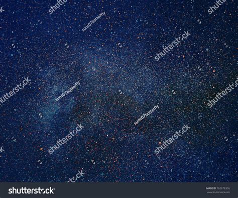 Starry Night Background Stock Illustration 762678316