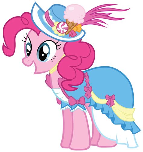 Image Pinkie Pie In A Coronation Dress With A Hatpng My Little