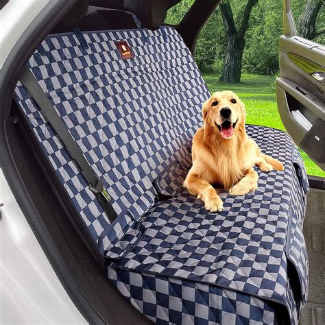 Back Seat Dog Cover For Car Suv Waterproof Protector With 2 Etsy