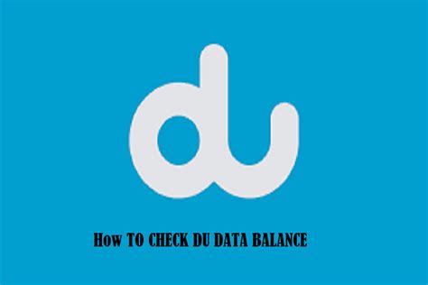 If you are a umobile user, you. DU Mobile Network: How to Check Data Balance? - UAE ...