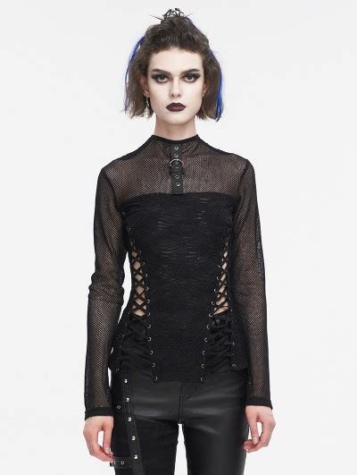 Womens Gothic Tops Womens Gothic Blouses Womens Gothic Shirts 4