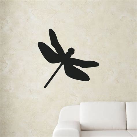 Animals Wall Decals Dragonfly Silhouette Wall Decal