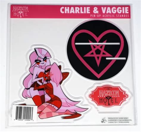 Hazbin Hotel Pin Up Charlie Vaggie Limited Edition Acrylic Stand