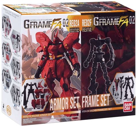 Gundam G Frame Msn Sazabi Armor Set Msn Sazabi Frame Set