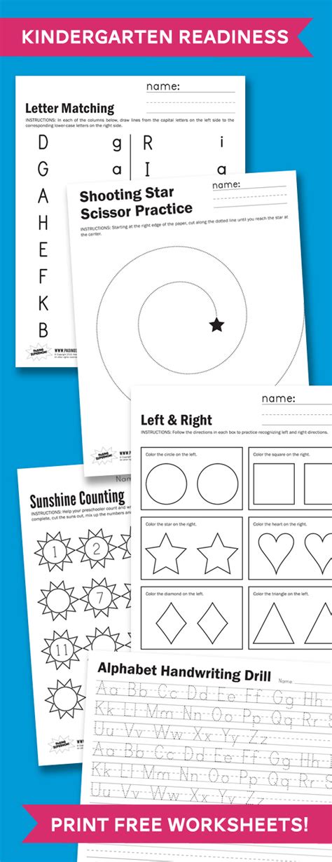 Here i am covering 10 free printable kindergarten worksheets online. Free Kindergarten Readiness Printables | Free Homeschool Deals