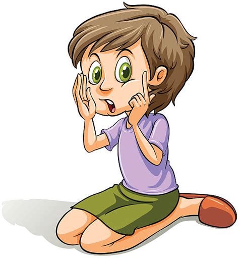 Royalty Free Background Of Child Kneeling Clip Art Vector Images
