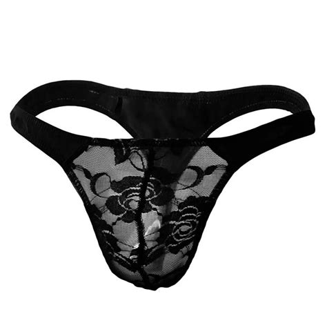 Jaycosin Mesh Briefs Sexy Gay Mens Panties Sexy Lace Underwear Men Gay Sexy Underwear Lace Porno