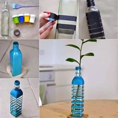 Alat dan bahan dengan kualitas yang bagus akan mendapat hasil yang maksimal juga. Contoh Kerajinan dari botol kaca | Coretan pengetahuan