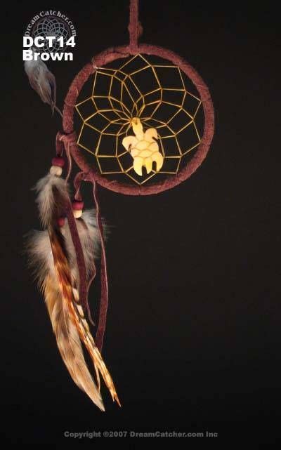 This Beautiful Turtle Totem Dream Catcher Is Detailed With A Bone