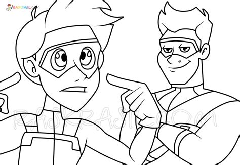 Nickelodeon Henry Danger Coloring Pages