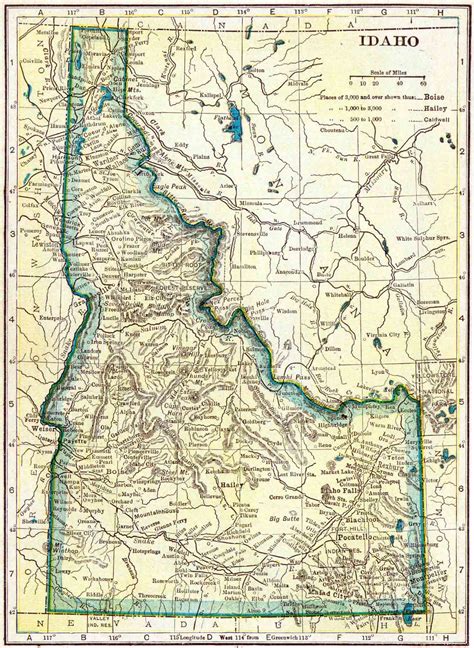 1910 Idaho Census Map Access Genealogy