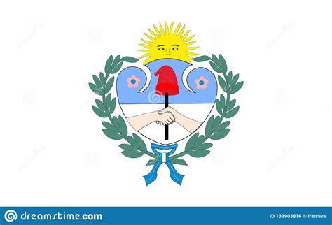 Flag Of Jujuy Is A Province In Argentina Stock Illustration
