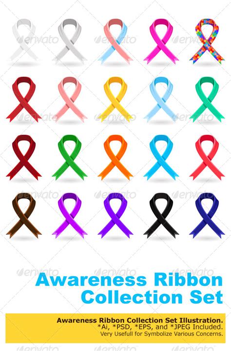 Awareness Ribbons By Brancaescova Graphicriver