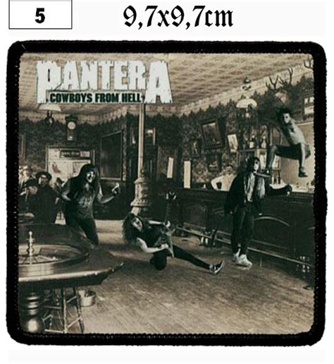 Pantera Cowboys From Hell 05 Small Printed Patch King Of Patches