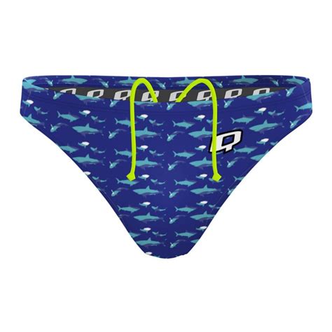 Shark Blue Waterpolo Brief Swimwear Water Polo Snug Swimwear