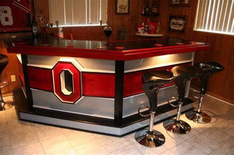 Ohio State Man Cave Man Cave Home Bar