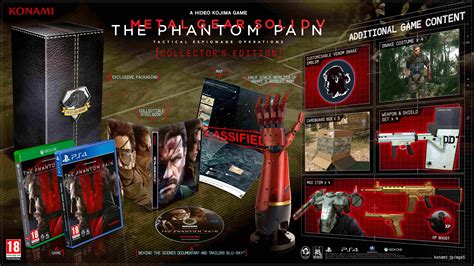 Metal Gear Solid 5 Phantom Pain Collectors Edition Pre Order