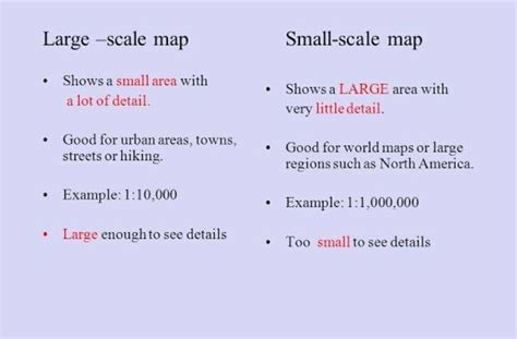 6 Differentiate Between Large Scale Maps And Small Scale Maps With