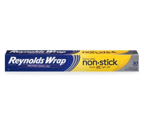 Reynolds Reynolds Wrap Heavy Duty Nonstick Aluminum Foil 30 Sq Ft Box Big Lots