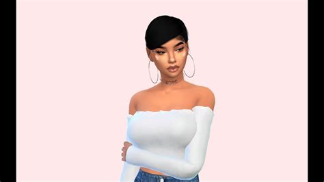 Blasian Baddie L The Sims 4 Create A Sim Youtube