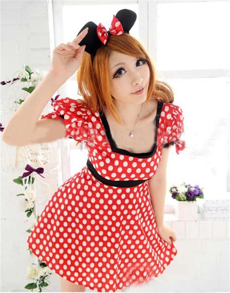 Sexy Minnie Mouse Christmas Halloween Party Women Cosplay Fancy Dress