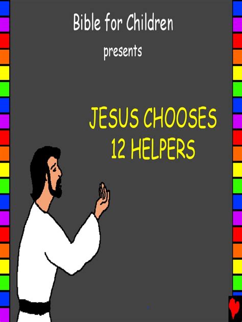 Jesus Chooses 12 Helpers English Pdf Sin Jesus