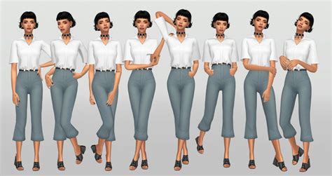 Ts4cc Single Poses Model Poses Sims Sims 4 Cloud Hot Girl