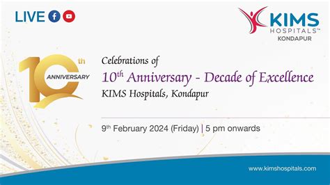 Live From Kims Hospitals Kondapur 10th Anniversary Celebrations A
