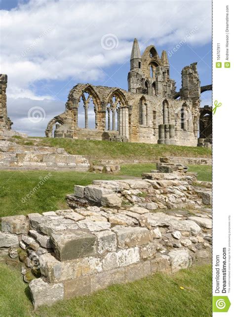 Whitby Abbey Ruin Yorkshire Uk Editorial Photo Image Of Gothic