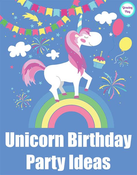 Unicorn Birthday Party Games Growing Play