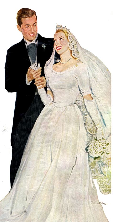 Bride And Groom Vintage Couples Vintage Bride Vintage Illustration