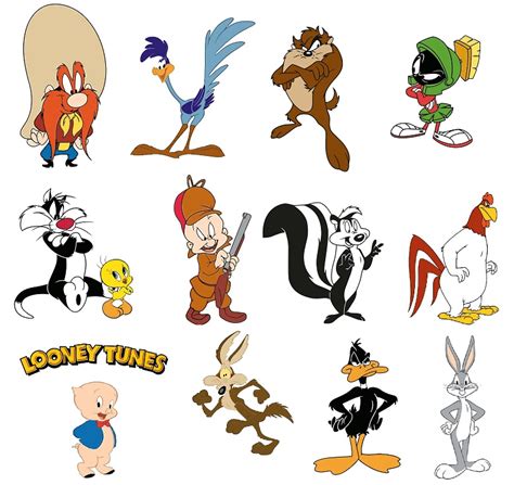 Digitalfil Looney Tunes Svgcut Filessilhouette Clipartvinyl Files