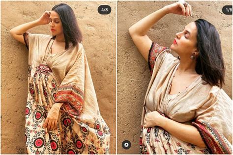 Neha Dhupia Sets Gorgeous Maternity Style In Rs 24000 Kaftan Dress