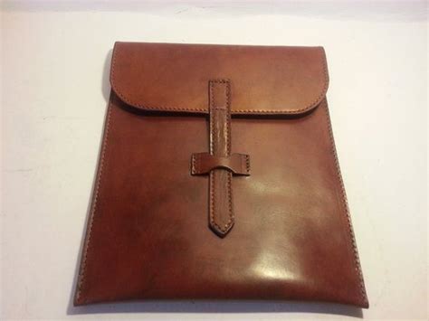 Leather Tablet Sleeve For Small Tablet Fire Hd Or Ipad Mini Etsy
