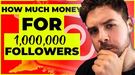 How Much Money Does Instagram Pay For 1 Million Followers Youtube