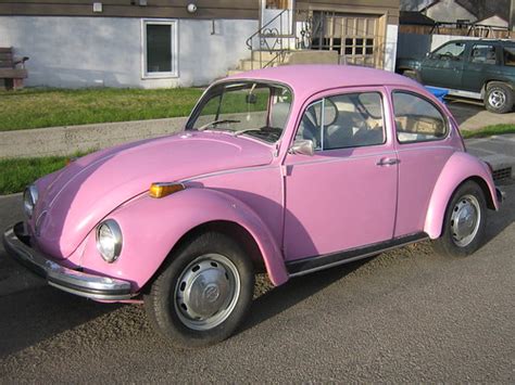 Pink Vw Beetle Pink Volkswagen Beetle Dave7 Flickr