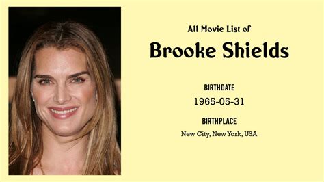 Brooke Shields Movies List Brooke Shields Filmography Of Brooke
