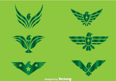 Hawk Green Logo Vectors 95840 Vector Art At Vecteezy