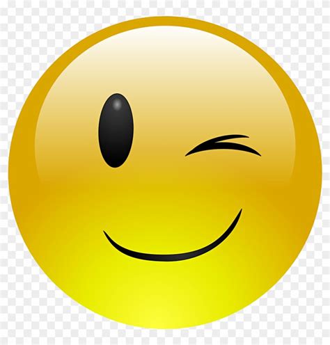 Smiley Emoticon Wink Computer Icons Clip Art Wink Smiley Face Black