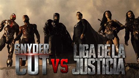 Snyder Cut Vs Liga De La Justicia 2017 Todas Las Diferencias Youtube