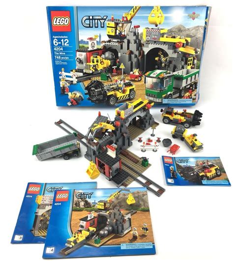 Lego City 4204 The Mine Set With Box And Manuals Not Complete Lego