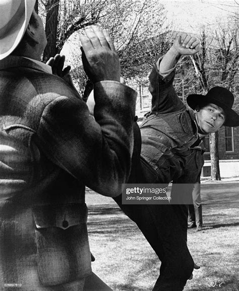 Billy Jack Kicks An Enemy In A Scene From The 1971 Film Billy Jack