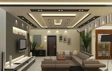 Living Room Plus Minus Pop Design For Gallery Interiors Home Design