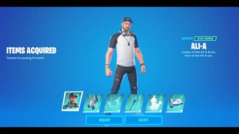 Buying The Ali A Icon Skin Fortnite Itemshop Youtube
