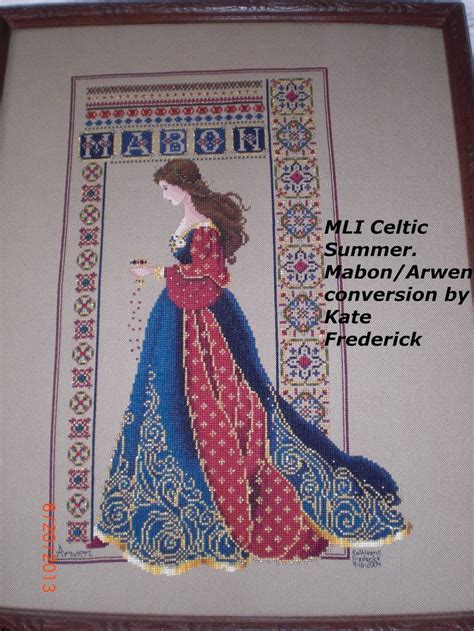 Original cross stitch pattern designs. 84 best images about Lavender and Lace Celtic Ladies on ...