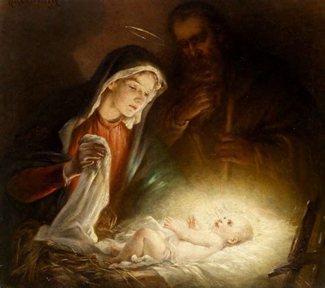 Rosa Schweninger 1849 1918 — The Birth Of Christ 750x677